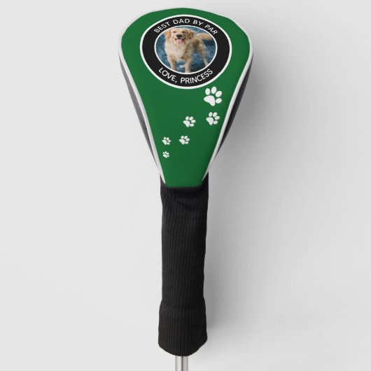 Douane Hond Golf Hoofddeksel - Beste Vader Par Cad Golfheadcover (Voorkant)