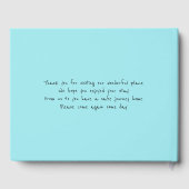 Douane Hotel, B en B, Guesthouse Gastenboek (Achterkant)