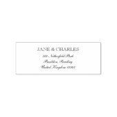 Douane Houten Kunstzegel 1"x 2,5" Rubberstempel (Afrduk)