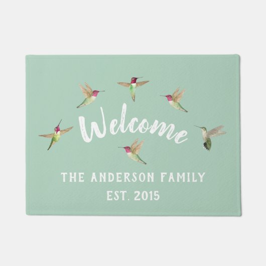 Douane Hummingbird Doormat Deurmat (Voorkant)