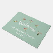 Douane Hummingbird Doormat Deurmat (Schuin)