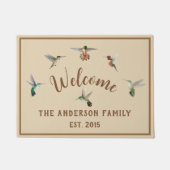 Douane Hummingbird Doormat Deurmat (Voorkant)