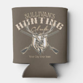 Douane Hunter NAME Deer Trophy Rifle Hunting Club Blikjeskoeler (Achterkant)