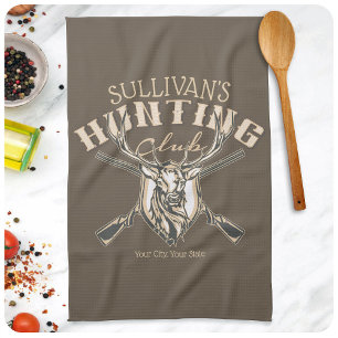 Douane Hunter NAME Deer Trophy Rifle Hunting Club Theedoek