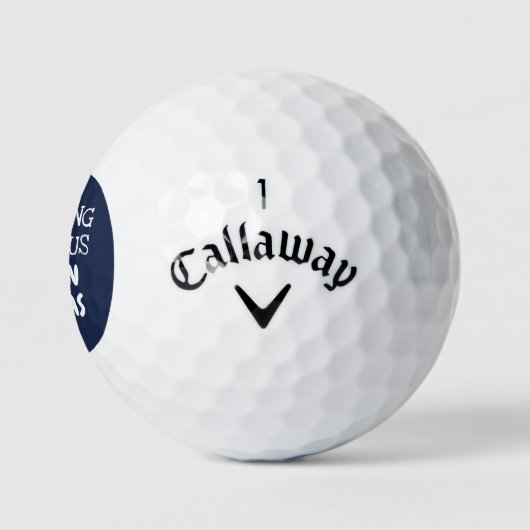 Douane I behoort tot Dufus Funny Golf Balls Golfballen (Logo)