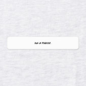 DOUANE IJZER OP ETIKETTERS LABELS (Design 1)