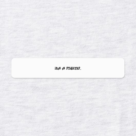 DOUANE IJZER OP ETIKETTERS LABELS (Design 1)