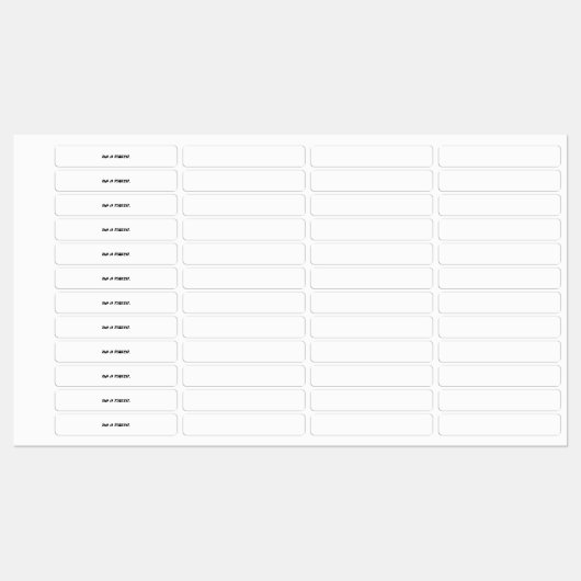 DOUANE IJZER OP ETIKETTERS LABELS (Vel)