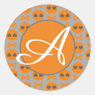 DOUANE INITIAAL HALLOWEEN STICKER