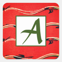 DOUANE INITIAAL RED ENVELOPE SEAL