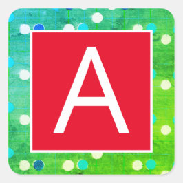 DOUANE INITIAAL STICKER VOOR ENVELOPE OF CHRISTMAS