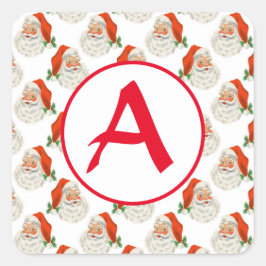 DOUANE-INITIAAL VIERKANTE STICKER