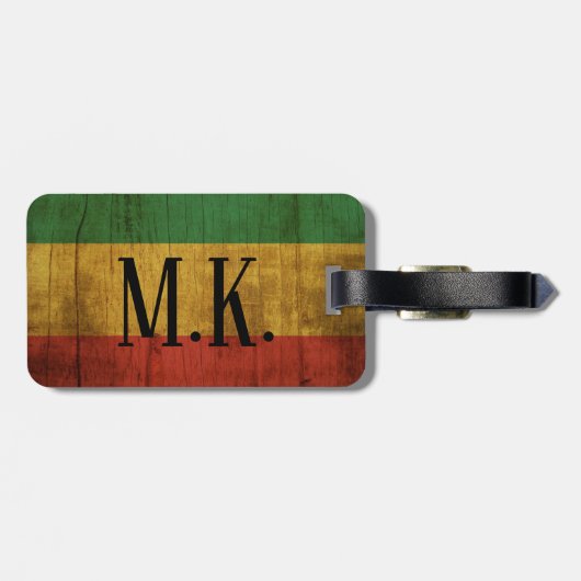 Douane-ion Bagagelabel Judah (Achterkant horizontaal)