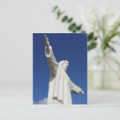 douane-jesusstandbeeld briefkaart (Staand voorkant)