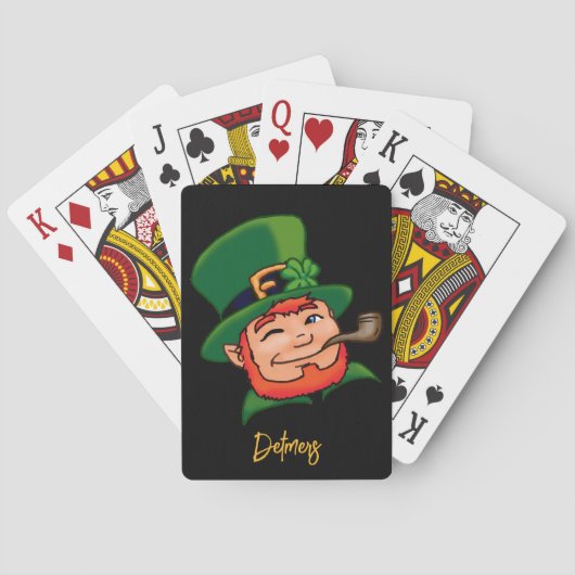 Douane Kabouter St. Patrick's Speelkaarten (Achterkant)