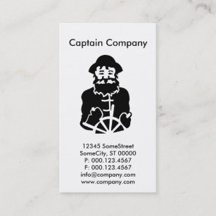 douane-kapitein visitekaartje