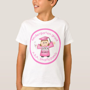 Douane Kindergarten Funny Afstuderen meisjes T-shirt