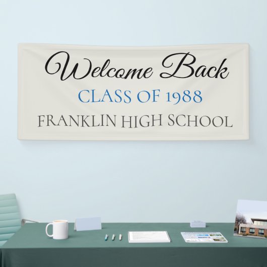 DOUANE-klasse reünie banner (Beurs)