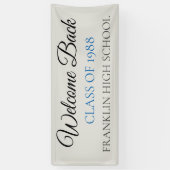 DOUANE-klasse reünie banner (Verticaal)