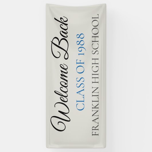 DOUANE-klasse reünie banner (Verticaal)