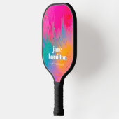 Douane Kleurrijke Pickleball Paddle (Links)
