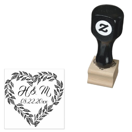 Douane, Koppels, Hartvormige krans. Rubberstempel (Gestempeld)