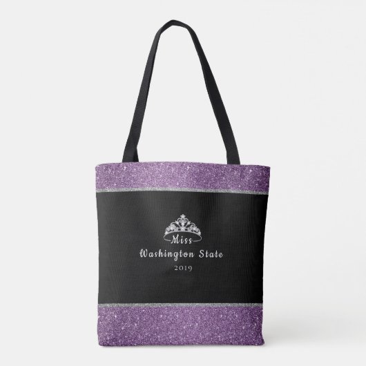 Douane Kroon Aangepaste Titel Tote Bag (Achterkant)
