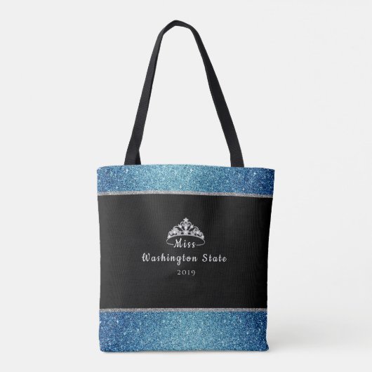 Douane Kroon Aangepaste Titel Tote Bag (Achterkant)