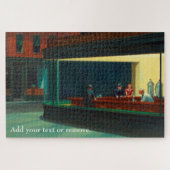 Douane kunst, "Nighthawks" door Edward Hopper, 194 Legpuzzel (Horizontaal)