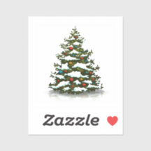 DOUANE KUSTVINYLSTICKER : CHRISTMAS TREE