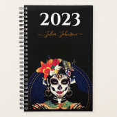 Douane LA CATRINA SUGAR SKULL 2023 Agenda agenda (Voorkant)