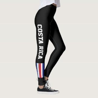 douane-leggings Costa Rica-vlag Leggings
