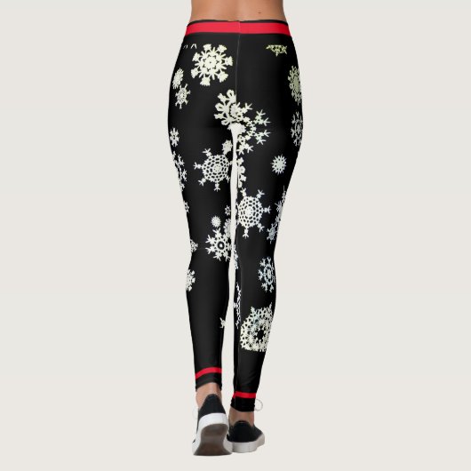 DOUANE-LEGGINGS SNOWFLAY MET RED LEGGINGS (Achterkant)