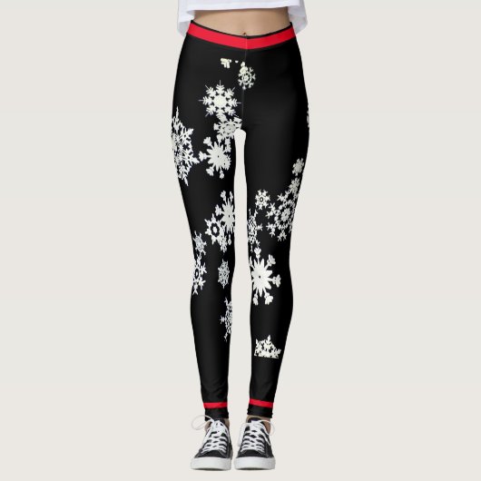 DOUANE-LEGGINGS SNOWFLAY MET RED LEGGINGS (Voorkant)