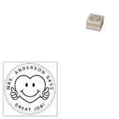 Douane Leraar Cadeau Stempel Terug naar School (Gestempeld)