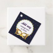 DOUANE Mardi Gras Theme Fun Festive Bads Bedankjes Labels (In situ)