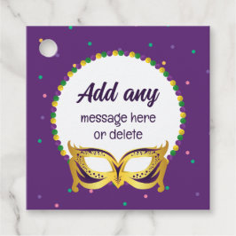 DOUANE Mardi Gras Theme Fun Festive Bads Bedankjes Labels