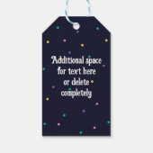 DOUANE Mardi Gras Theme Fun Festive Bads Cadeaulabel (Achterkant)