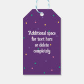 DOUANE Mardi Gras Theme Fun Festive Bads Cadeaulabel (Achterkant)