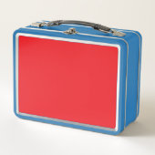 Douane metalen lunchbox retro schoolcadeau (Voorkant)