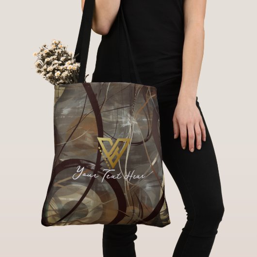 Douane: Moderne Artisan Canvas tas (Dichtbij)