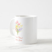 Douane Moederdag Boeket van Bloemen Mok (Voorkant links)