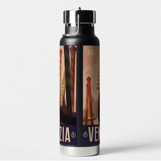 Douane-monogram Venezia (Venetië) Waterfles (Rechts)