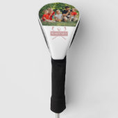 Douane Naam Clubs En Bal Dusty Rose Foto Golfheadcover (Voorkant)