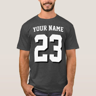 Douane Naam en Nummer Jersey Sporten T-shirt