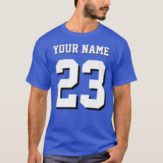 Douane Naam en Nummer Jersey Sporten T-shirt