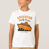 Douane - Naam Familie Cruise Vacking T-shirt (Voorkant)