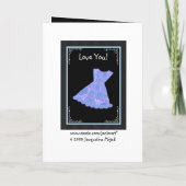 DOUANE NAAM Junior Bridesmaid PERWINKLE BLUE Dress (Achterkant)