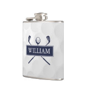 Douane Naam Navy Blauwe Clubs En Bal Heupfles (Links)