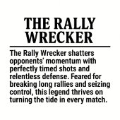Douane Naam Pickleball Rally Wrecker T-shirt